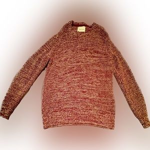 Vintage Men’s Large American Eagle Maroon Pullover Sweater